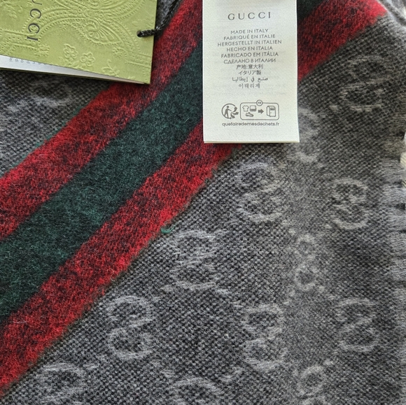 Gucci Wool Scarf Unisex - Picture 3 of 4